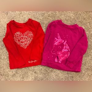 Jumping Beans Fleece Sweatshirt & Cat&Jack T-shirt set 5T